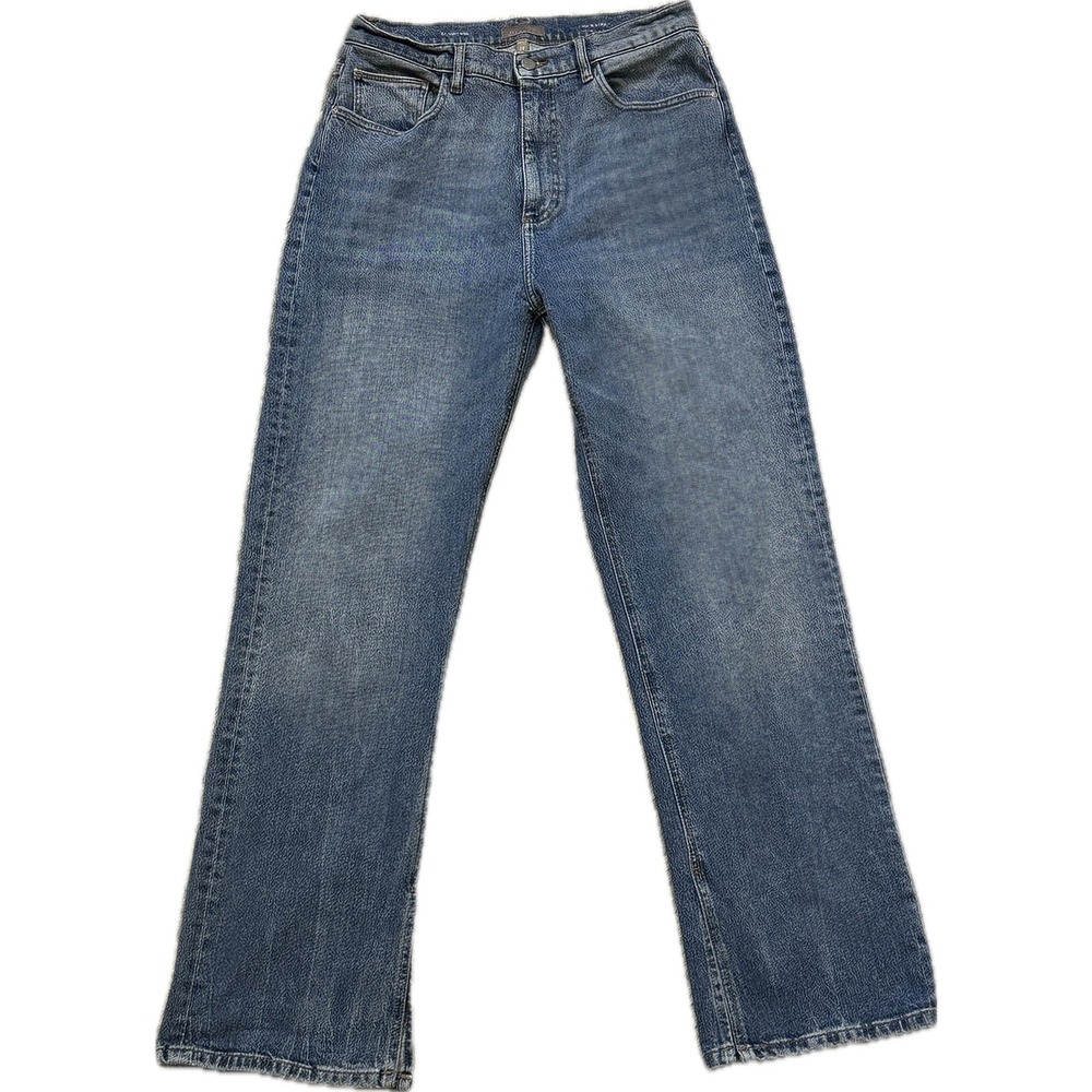 DL1961 Emilie Straight Ultra High Rise Jeans 29 Split Hem Dark Oasis Vintage 31